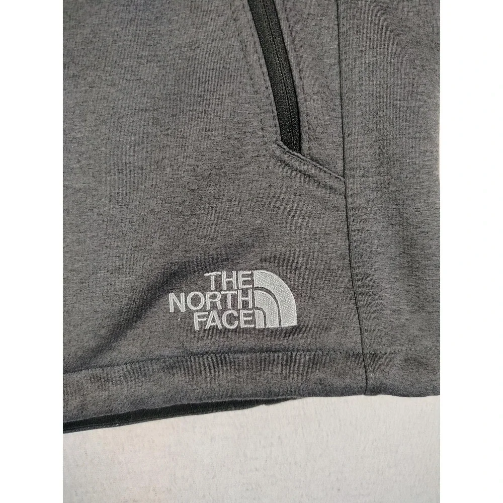 The North Face Vest Mens Large Gray Windwall Softshell‎ Full Zip TrinityRail